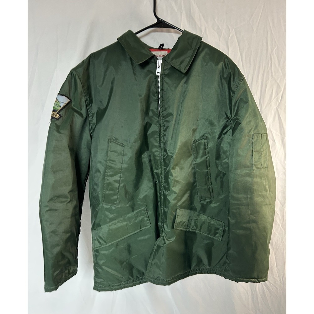 VTG WearGuard Boeing CH-47D Chinook Jacket XL USA Made Hooded Polarmate Coat
